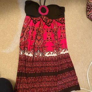 Halter bathing suit top/ beach dress!